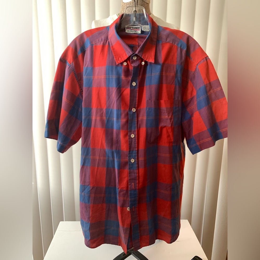 Brittania Export Short Sleeve Shirt Size XL Preowned